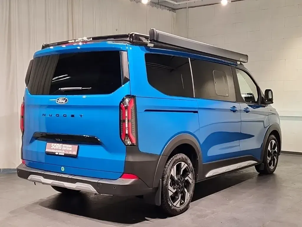 Neu Ford Tourneo Custom Active 170 PS (125 kW) 2026 Blau, digitalaqua blue met. Van