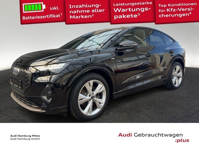 Mythosschwarz metallic Gebraucht 2022 Audi Q4 Sportback e-tron Ambiente SUV | 27.450 € (Superpreis) - Bild 1/4