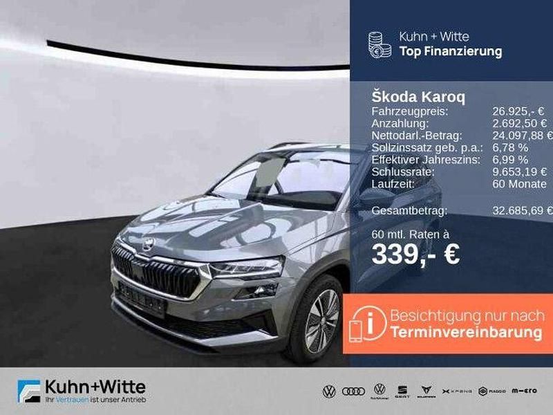 Grau Gebraucht 2022 Skoda Karoq Ambition SUV | 26.925 € (Fairer Preis) - Bild 1/3