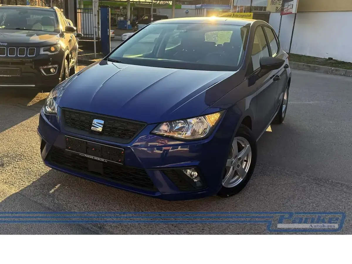 Gebraucht Seat Ibiza Reference 95 PS (69 kW) 2018 Blau Kleinwagen