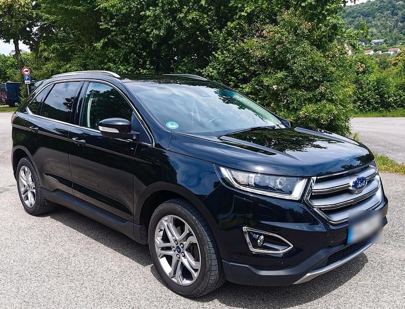 Schwarz Gebraucht 2017 Ford Edge Titanium SUV | 18.500 € (Superpreis) - Bild 1/4