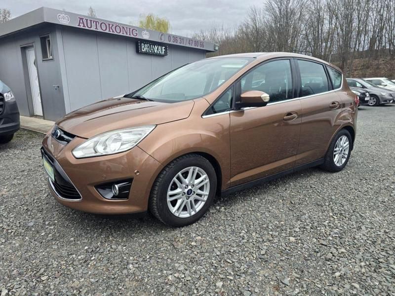Gebraucht Ford C-MAX Titanium 125 PS (91 kW) 2014 Braun Van / Kleinbus