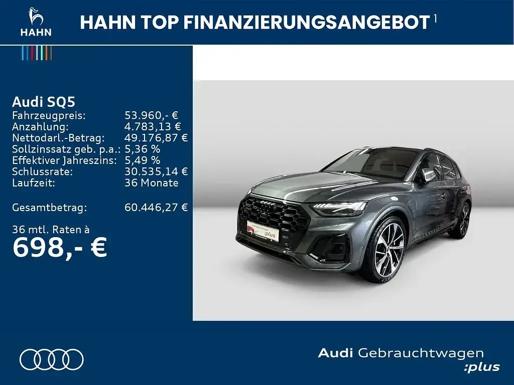 Gebraucht Audi SQ5 Ambiente 341 PS (250 kW) 2022 Daytonagrau perleffekt SUV
