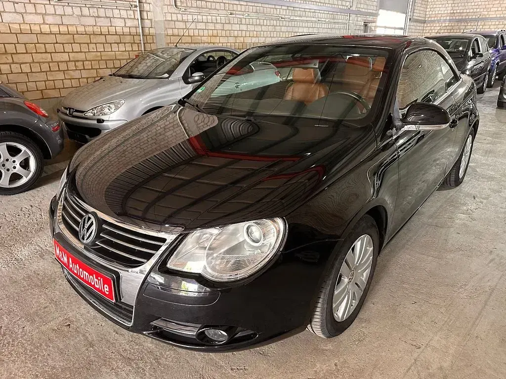 Brugt VW Eos 200 HK (147 kW) 2008 Sort Cabriolet