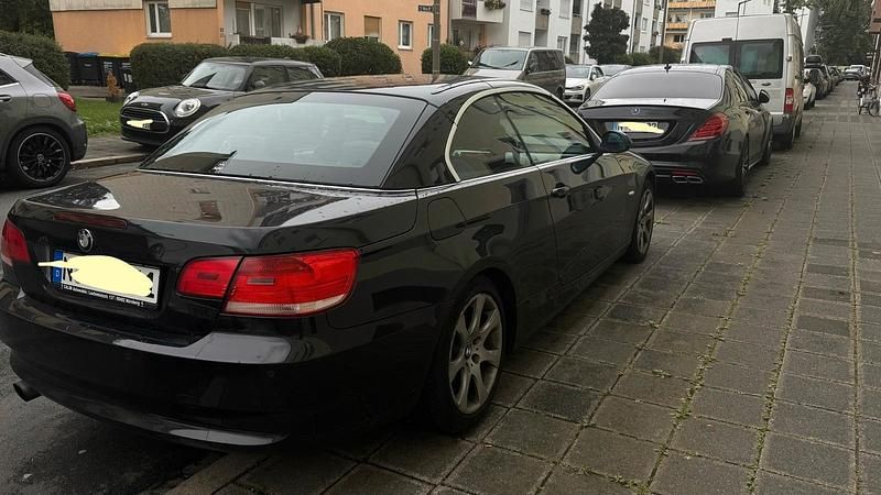 Schwarz Gebraucht 2008 BMW 320 Cabriolet Cabrio | 7.800 € (Superpreis) - Bild 1/4