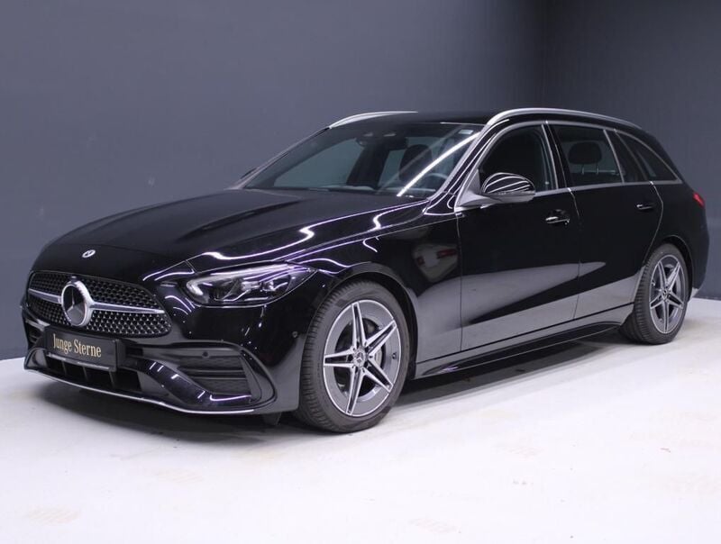 Unilack schwarz Gebraucht 2024 Mercedes C300 AMG Kombi | 44.950 € (Fairer Preis) - Bild 1/4