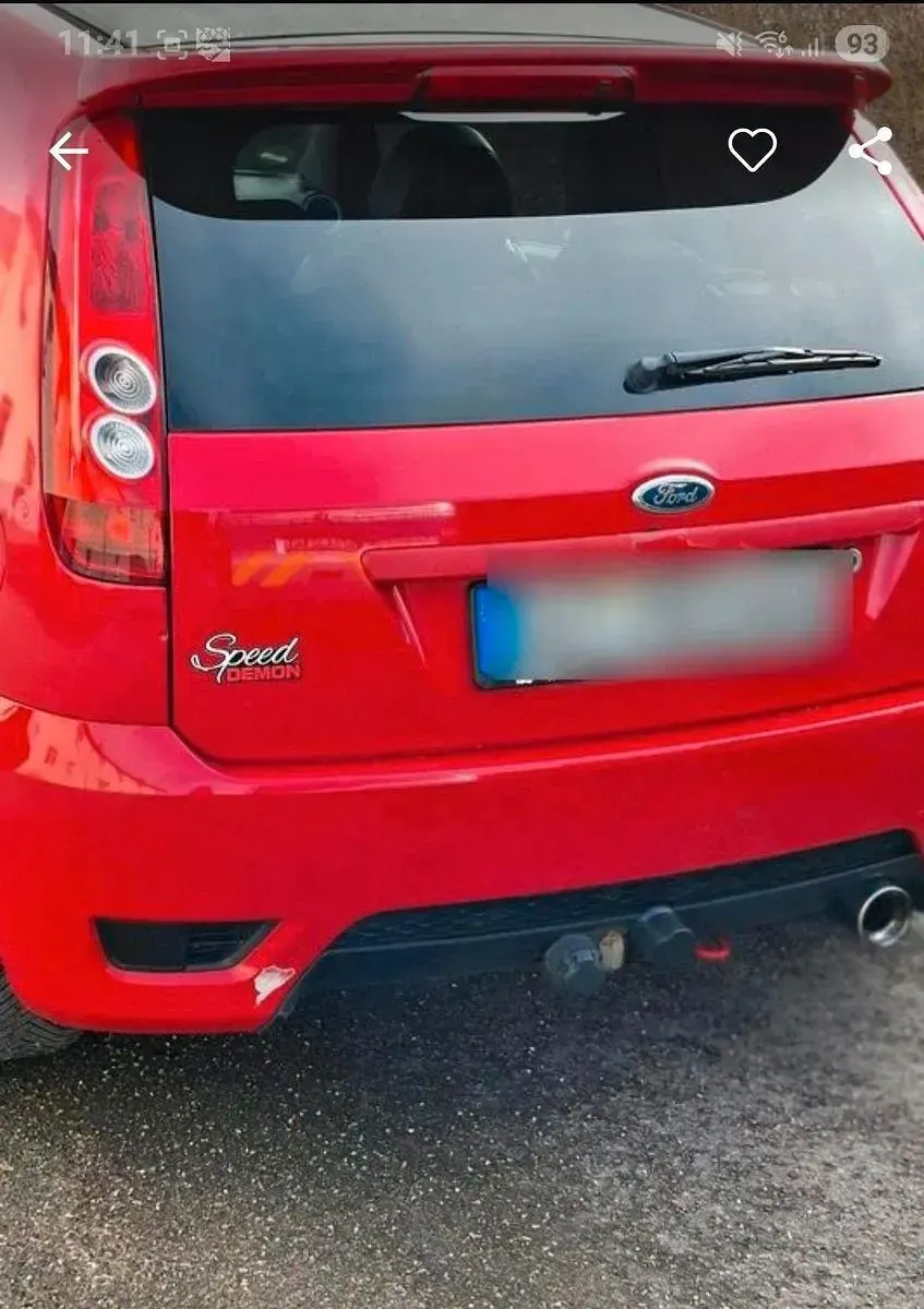 Gebraucht Ford Fiesta ST 170 PS (125 kW) 2007 Rot Kleinwagen