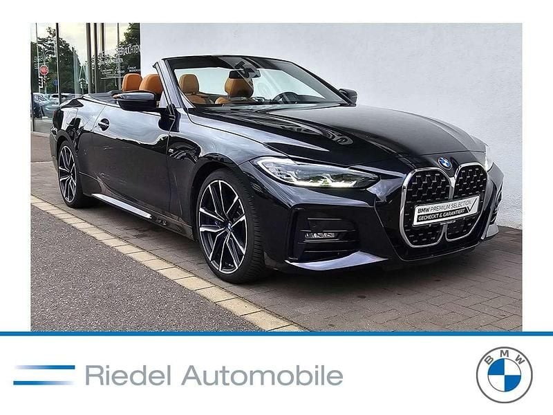 Saphirschwarz metallic Gebraucht 2021 BMW 430 Cabriolet M Sport Cabrio | 43.690 € (Fairer Preis) - Bild 1/3