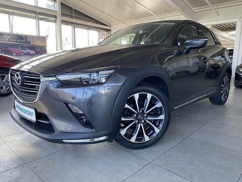 Gebraucht Mazda CX-3 121 PS (88 kW) 2019 Matrixgrau (metallic) SUV