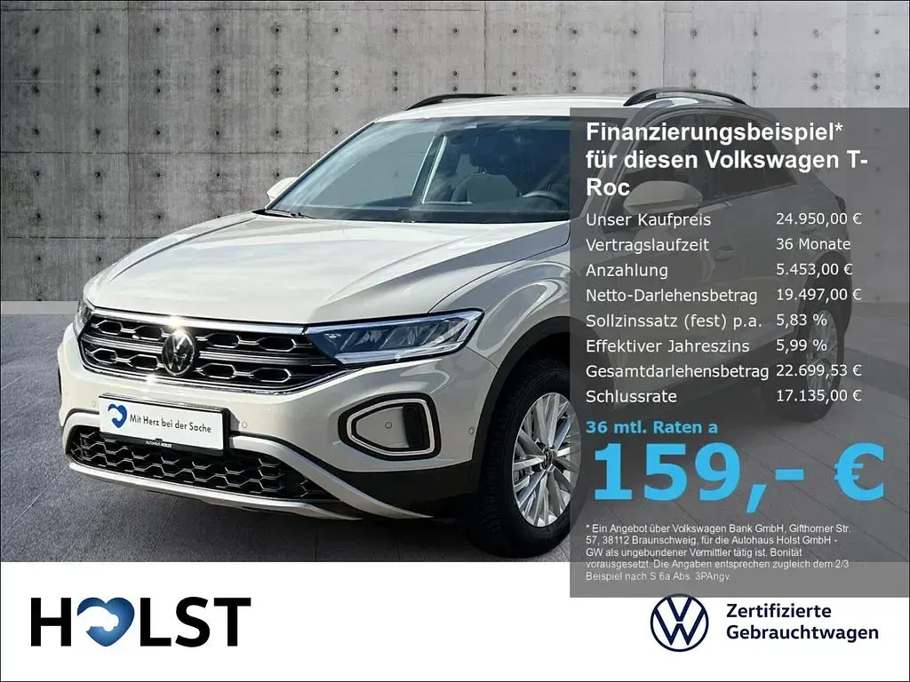 Second-hand VW T-Roc Life 116 CP (85 kW) 2025 SUV
