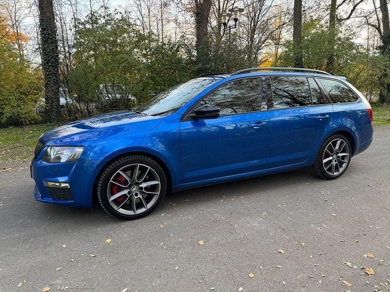 Gebraucht Skoda Octavia RS 184 PS (135 kW) 2015 Blau Kleinwagen