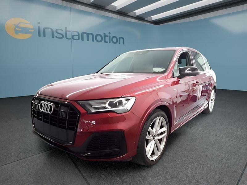 Rot Gebraucht 2022 Audi Q7 S-Line SUV | 61.499 € (Etwas zu teuer) - Bild 1/4