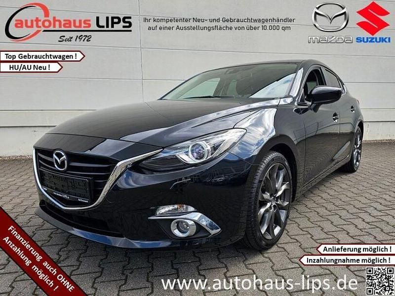 Gebraucht Mazda 3 Nakama 120 PS (88 kW) 2016 Onyxschwarz metallic Limousine