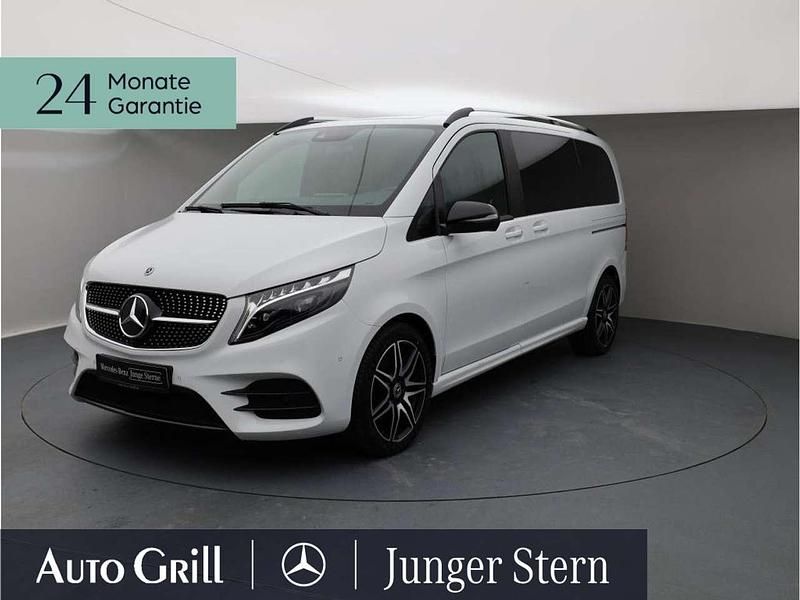 Bergkristallweiß metallic Gebraucht 2024 Mercedes V250 AMG Van / Kleinbus | 58.450 € - Bild 1/4