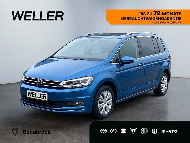 Blau Gebraucht 2022 VW Touran Highline Van / Kleinbus | 31.310 € (Fairer Preis) - Bild 1/3