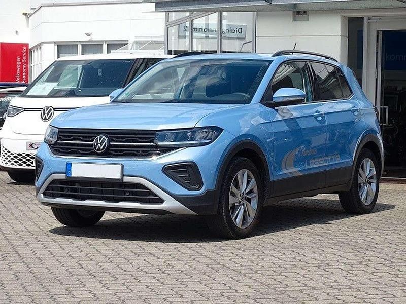Clear blue metallic Gebraucht 2024 VW T-Cross IQ Drive SUV | 22.350 € (Fairer Preis) - Bild 1/4