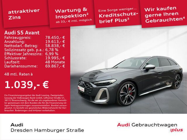 Gebraucht Audi S5 Ambiente 367 PS (269 kW) 2024 Grau Kombi