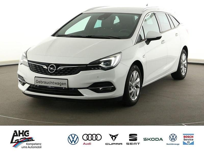 Weiß Gebraucht 2021 Opel Astra Elegance Kombi | 14.790 € (Guter Preis) - Bild 1/4