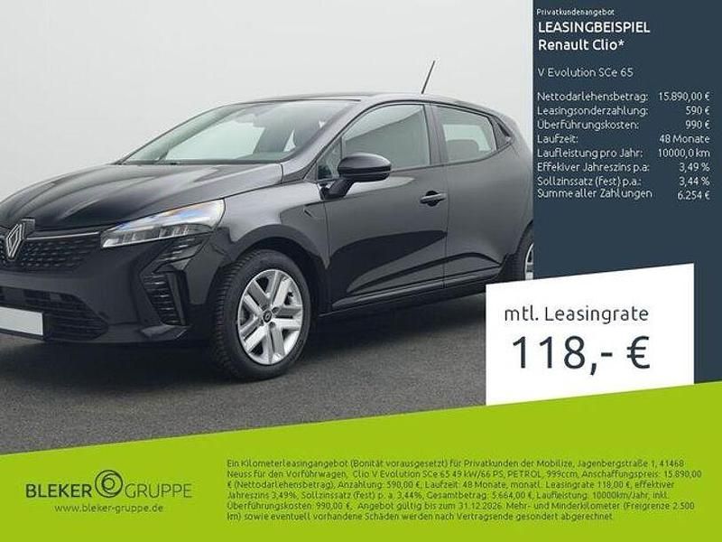 Blackpearl schwarz Gebraucht 2025 Renault Clio V Evolution Kleinwagen | 15.980 € (Superpreis) - Bild 1/3