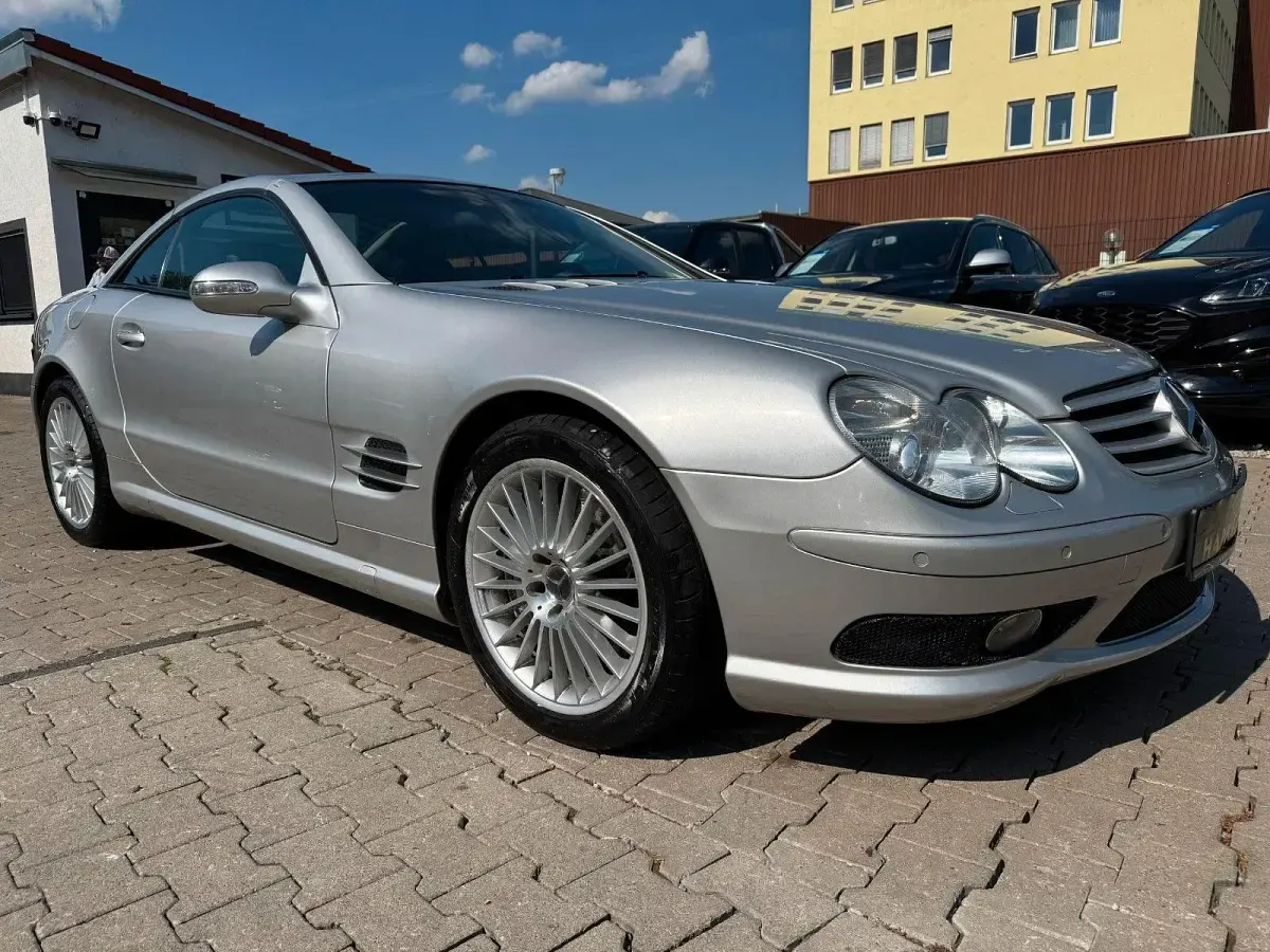 Gebraucht Mercedes SL55 AMG AMG 476 PS (350 kW) 2002 Silber Cabrio