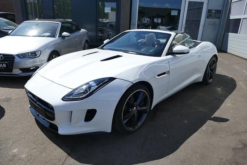Weiß Gebraucht 2014 Jaguar F-Type S Cabrio | 33.990 € (Etwas zu teuer) - Bild 1/4