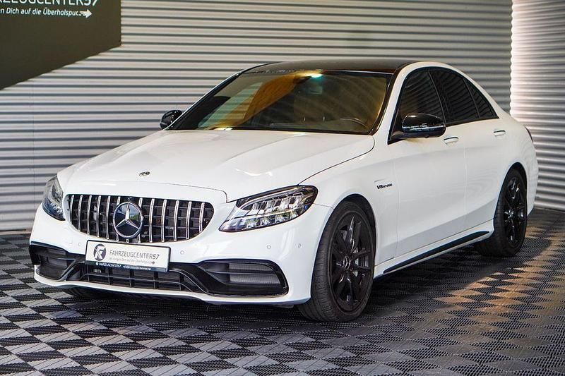 Polar white (149u) Gebraucht 2021 Mercedes C43 AMG AMG Limousine | 39.999 € (Superpreis) - Bild 1/4