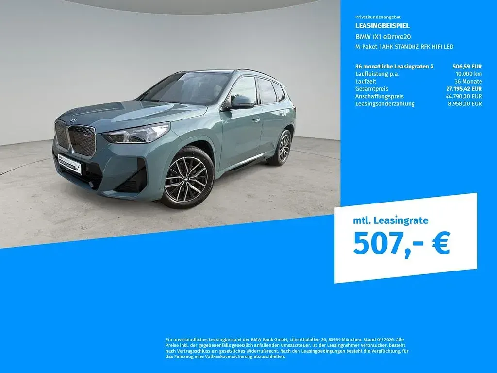 Gebraucht BMW iX1 M Sport 150 kW (204 PS) 2025 Grün SUV
