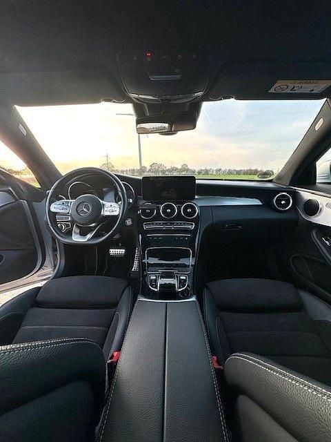 Gebraucht Mercedes C200 AMG line 184 PS (135 kW) 2020 Silber Coupé