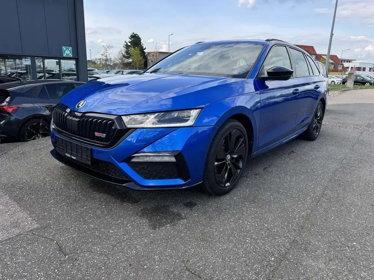 Gebraucht Skoda Octavia RS 200 PS (147 kW) 2022 Raceblau metallic Kombi