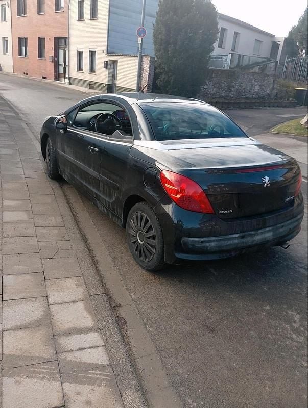 Schwarz Gebraucht 2009 Peugeot 207 CC Cabrio | 850 € (Superpreis) - Bild 1/4