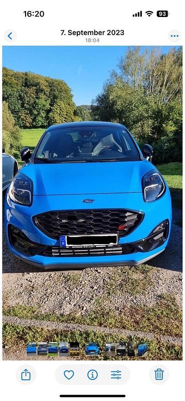Blau Gebraucht 2023 Ford Puma ST SUV | 26.555 € (Fairer Preis) - Bild 1/4