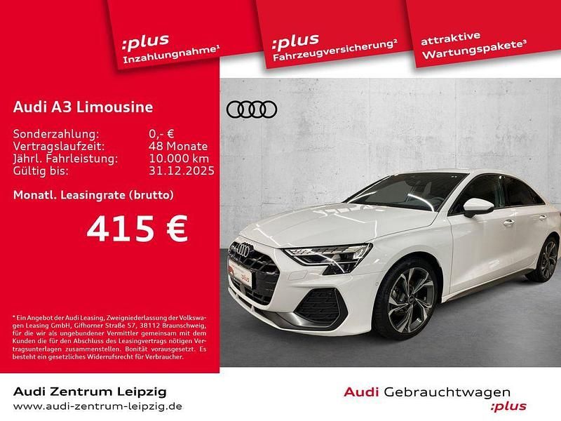 Weiß Gebraucht 2024 Audi A3 Business Limousine | 31.790 € - Bild 1/3