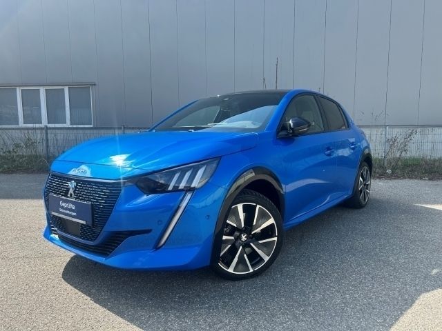 Blau Gebraucht 2021 Peugeot e-208 GT Kleinwagen | 16.990 € (Fairer Preis) - Bild 1/4