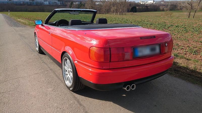 Second-hand Audi 80 115 CP (84 kW) 1997 Roșu Cabrio