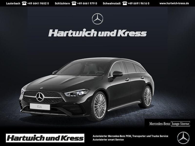 Nachtschwarz unilack Gebraucht 2024 Mercedes CLA220 AMG Line Premium Limousine | 39.290 € (Fairer Preis) - Bild 1/4