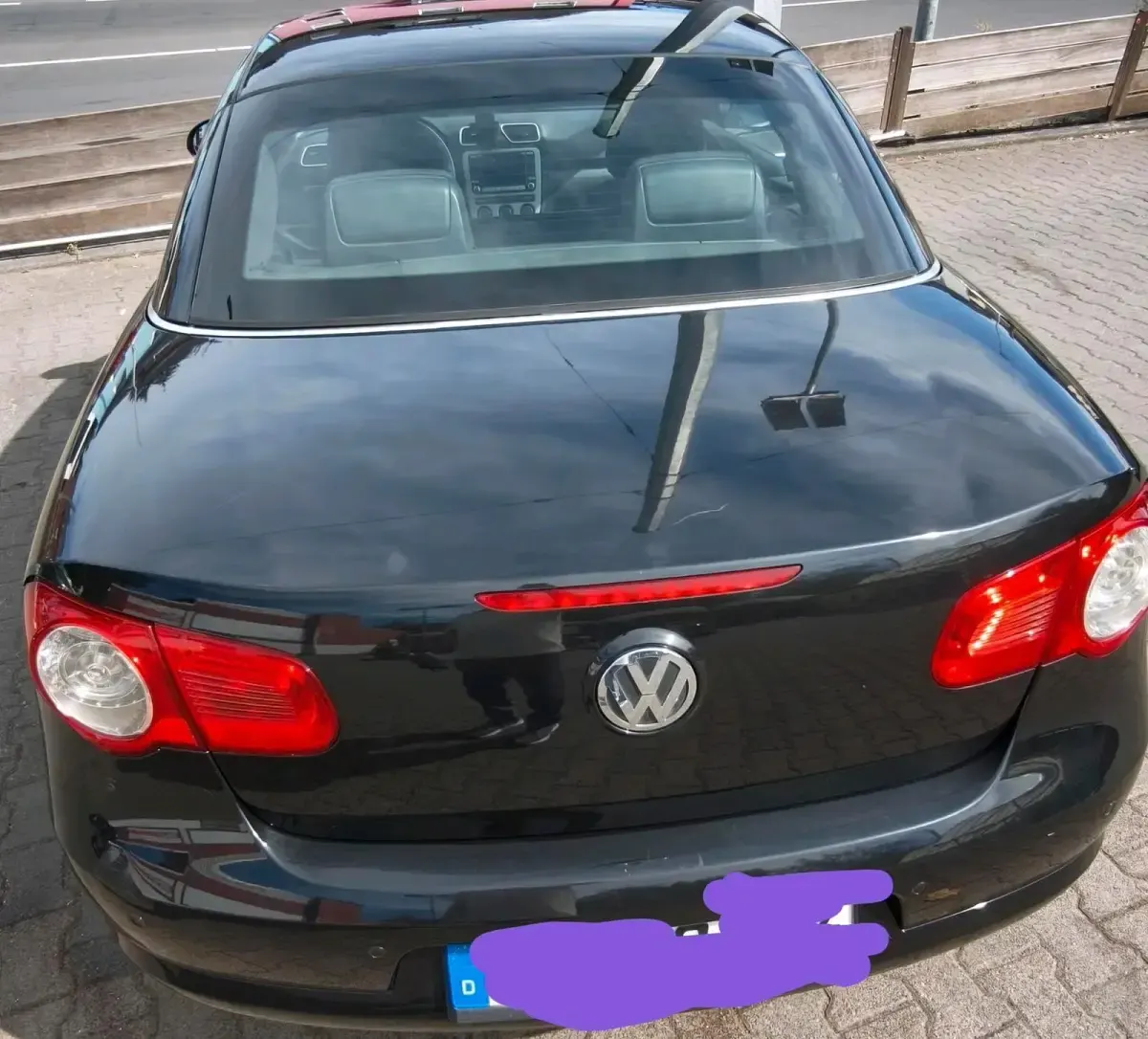 Gebraucht VW Eos 140 PS (102 kW) 2007 Schwarz Cabrio
