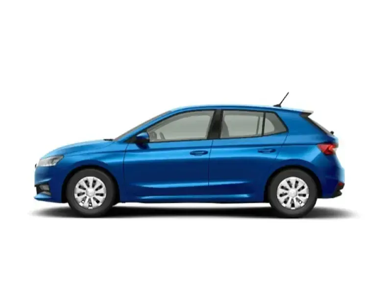 Neu Skoda Fabia Essence 95 PS (69 kW) 2026 Raceblau metallic Limousine