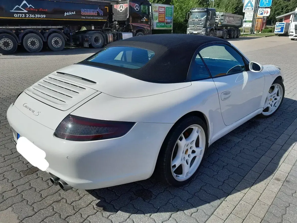 Gebraucht Porsche 997 381 PS (280 kW) 2007 Weiß Cabrio