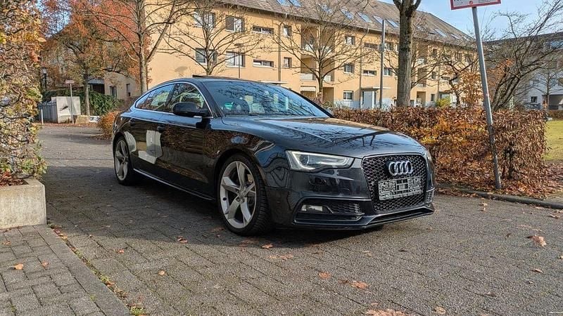 Schwarz Gebraucht 2014 Audi A5 Sportback S-Line Kleinwagen | 15.999 € (Guter Preis) - Bild 1/4