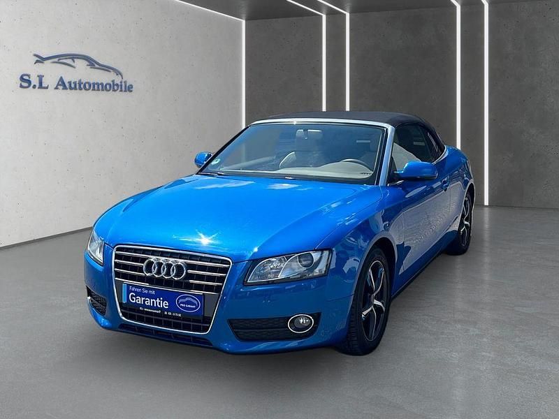 Blau Gebraucht 2010 Audi A5 Cabriolet Sport Cabrio | 9.990 € (Guter Preis) - Bild 1/4