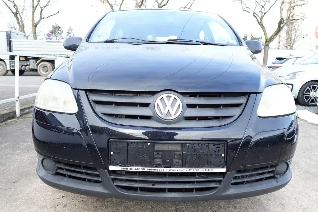 Gebraucht VW Fox 75 PS (55 kW) 2008 Schwarz Kleinwagen