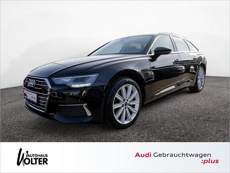 Mythosschwarz metallic Gebraucht 2021 Audi A6 Ambiente Kombi | 38.950 € (Superpreis) - Bild 1/4