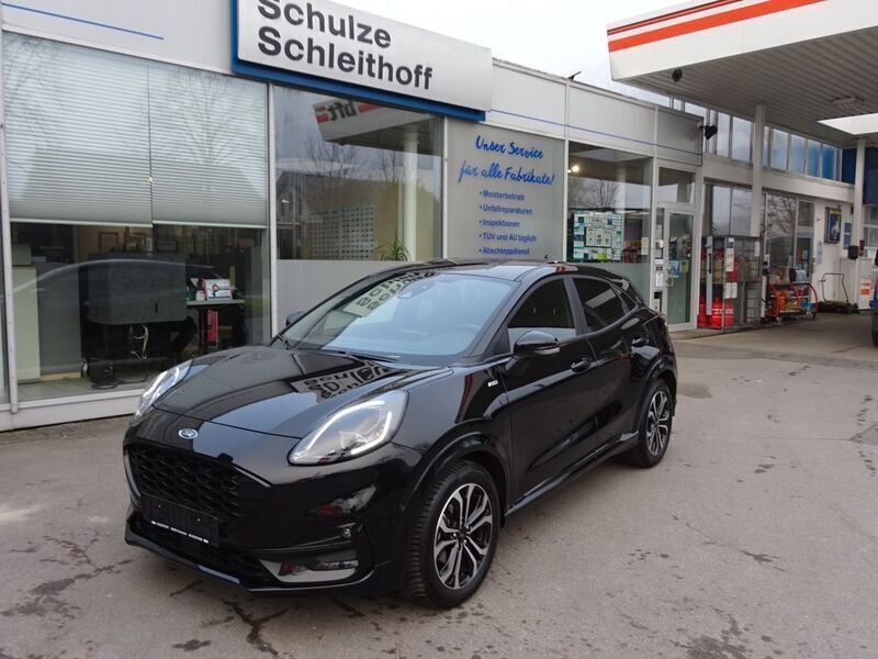 Obsidianschwarz metallic Gebraucht 2024 Ford Puma ST-Line SUV | 21.445 € (Fairer Preis) - Bild 1/4