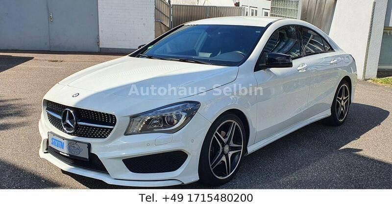 Weiß Gebraucht 2014 Mercedes CLA200 AMG line Coupé | 15.600 € (Fairer Preis) - Bild 1/4