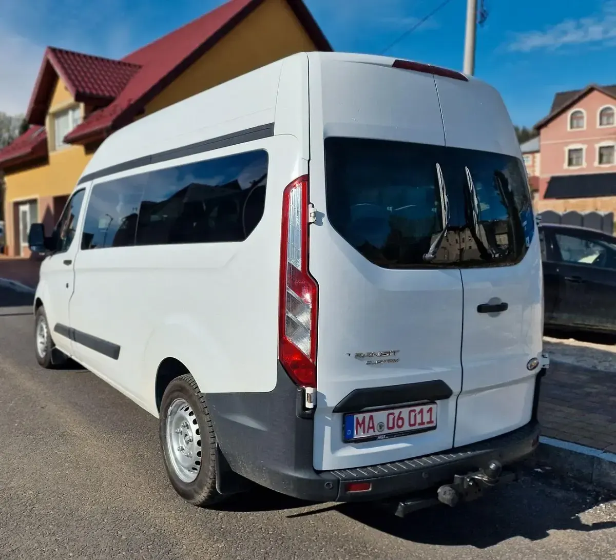 Gebraucht Ford Transit Custom 125 PS (91 kW) 2015 Weiß Van / Kleinbus