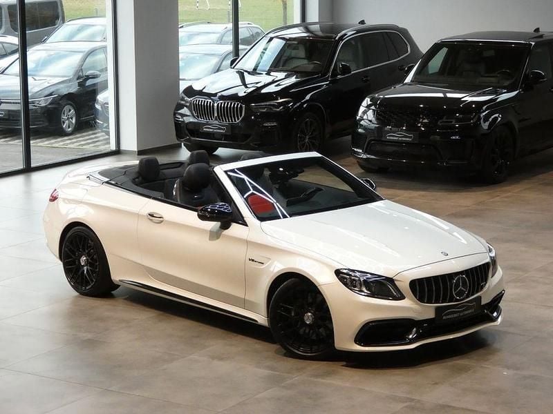 Weiß Gebraucht 2018 Mercedes C63 AMG AMG Cabrio | 49.850 € (Superpreis) - Bild 1/4