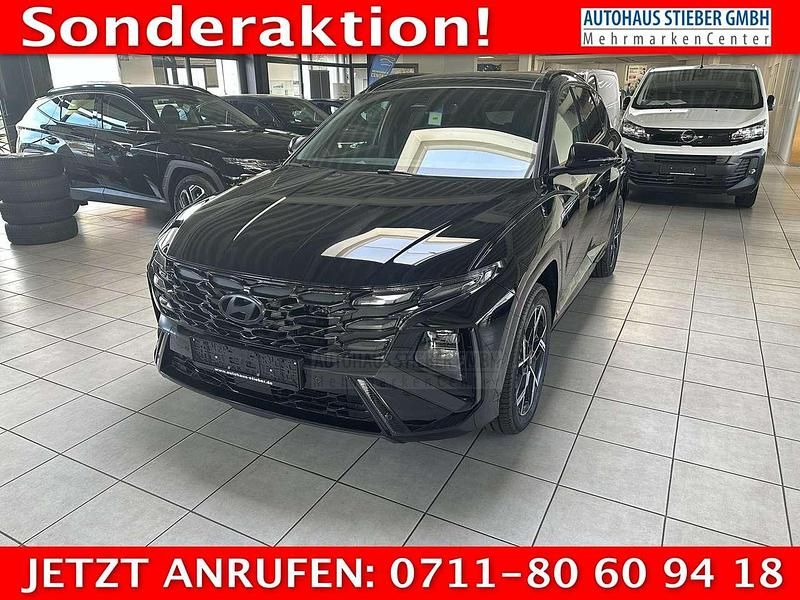 Schwarz Neu 2025 Hyundai Tucson N Line SUV | 41.400 € (Teuer) - Bild 1/4