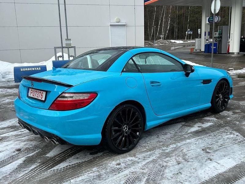 Gebraucht Mercedes SLK250 204 PS (150 kW) 2015 Blau Cabrio