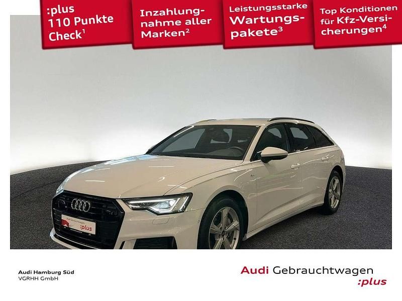 Gletscherweiß metallic Gebraucht 2023 Audi A6 Sport Kombi | 44.220 € (Fairer Preis) - Bild 1/3