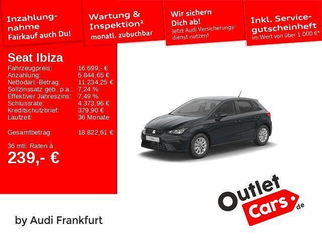 Gebraucht Seat Ibiza 95 PS (69 kW) 2025 Fjordblau/fjordblau Kleinwagen